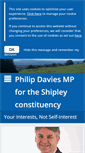 Mobile Screenshot of philip-davies.org.uk