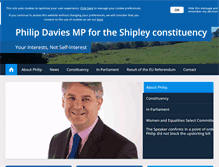 Tablet Screenshot of philip-davies.org.uk